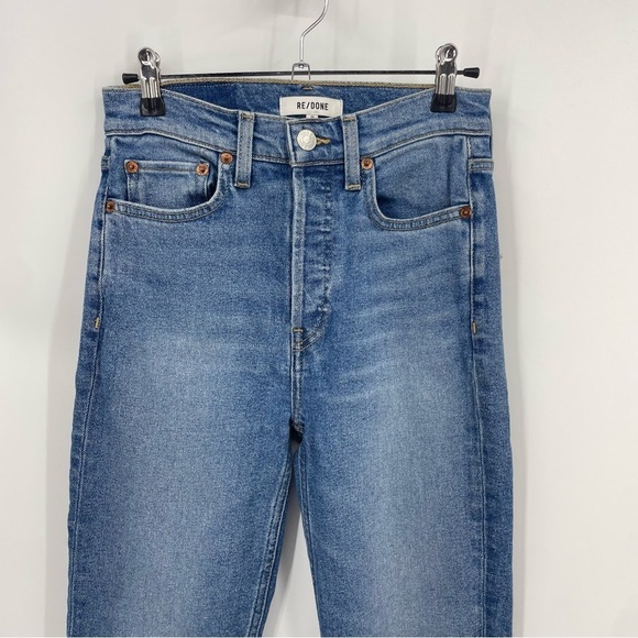 RE/DONE | 90S High Rise Ankle Crop Jean Sz 25 - Picture 2 of 12